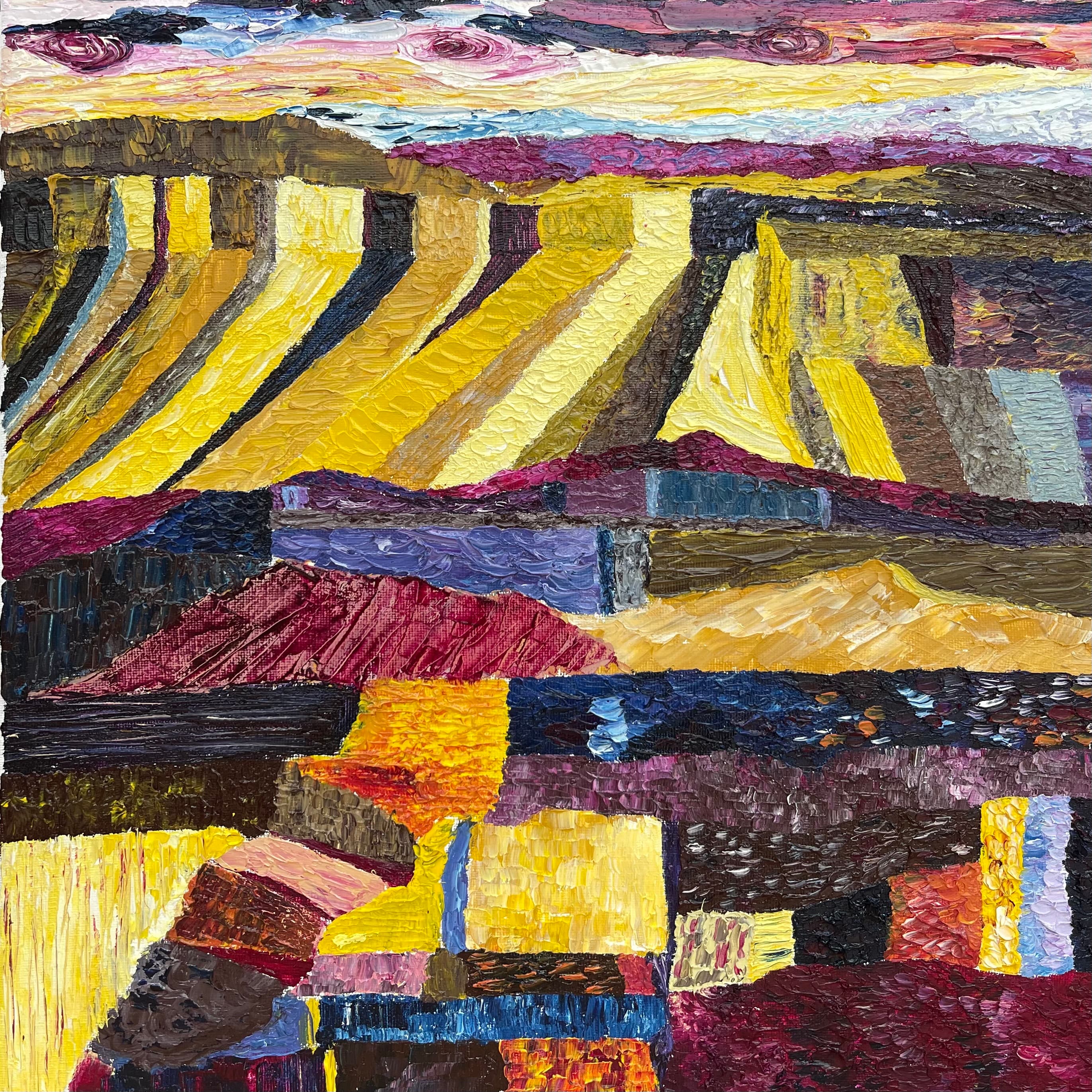 A Grand Canyon Patchwork — painting by Anirak Edza