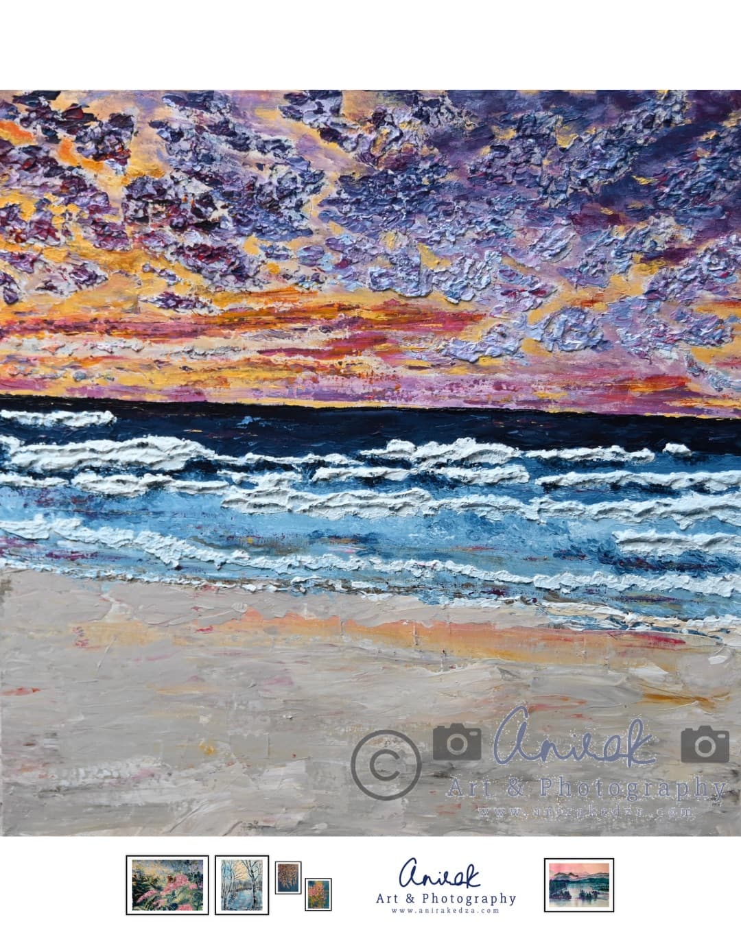 Bondi Beach — painting by Anirak Edza