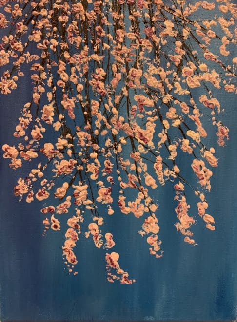 First Blossoms of March — painting by Anirak Edza