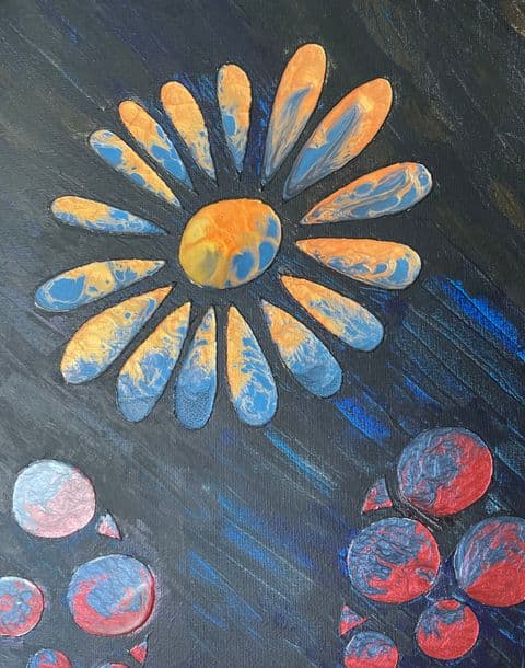Molten Sunshine — painting by Anirak Edza