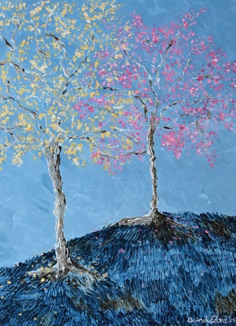 Springing with Colour — painting by Anirak Edza