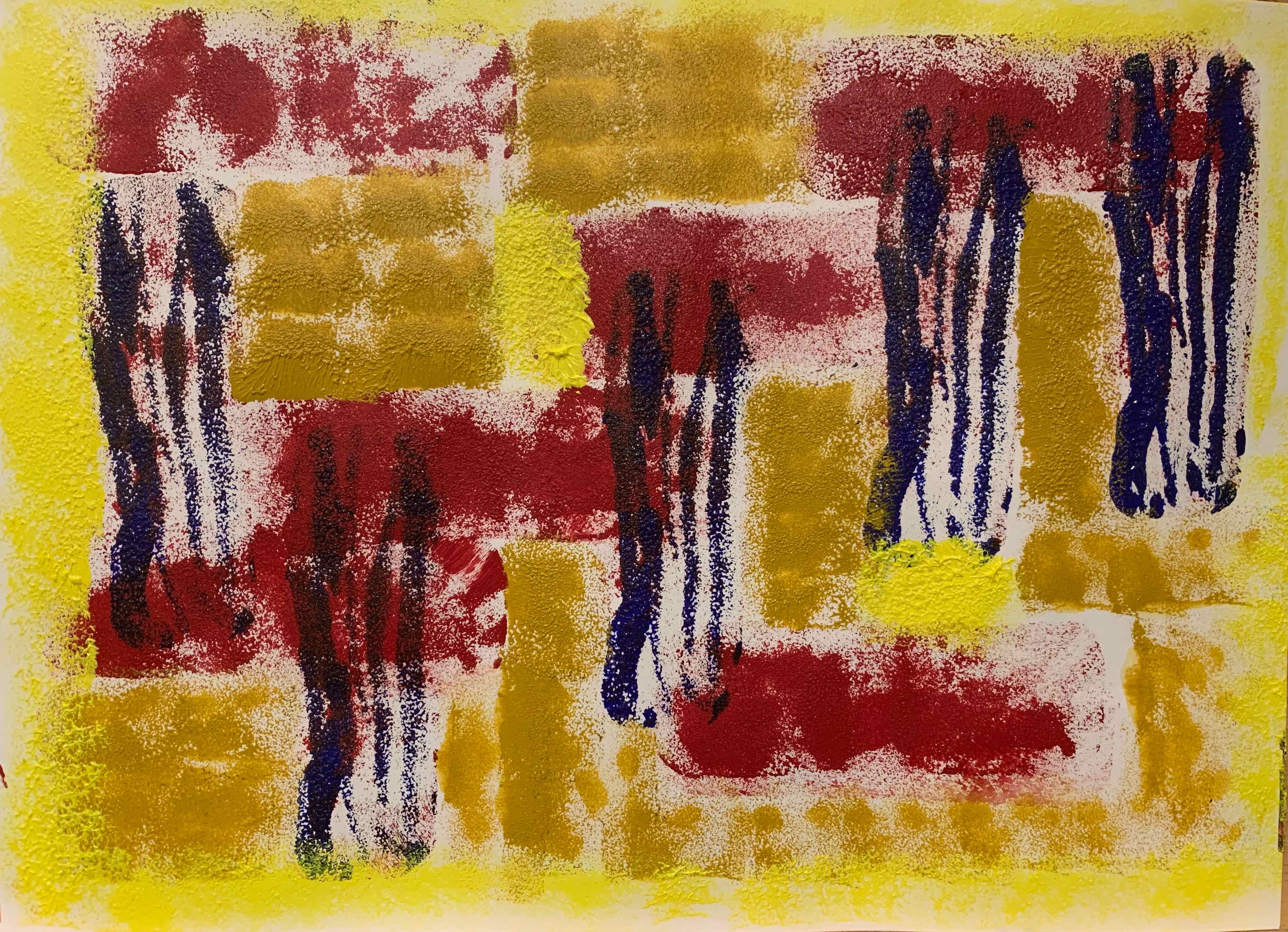 Breaking the Regime Abstract — painting by Anirak Edza