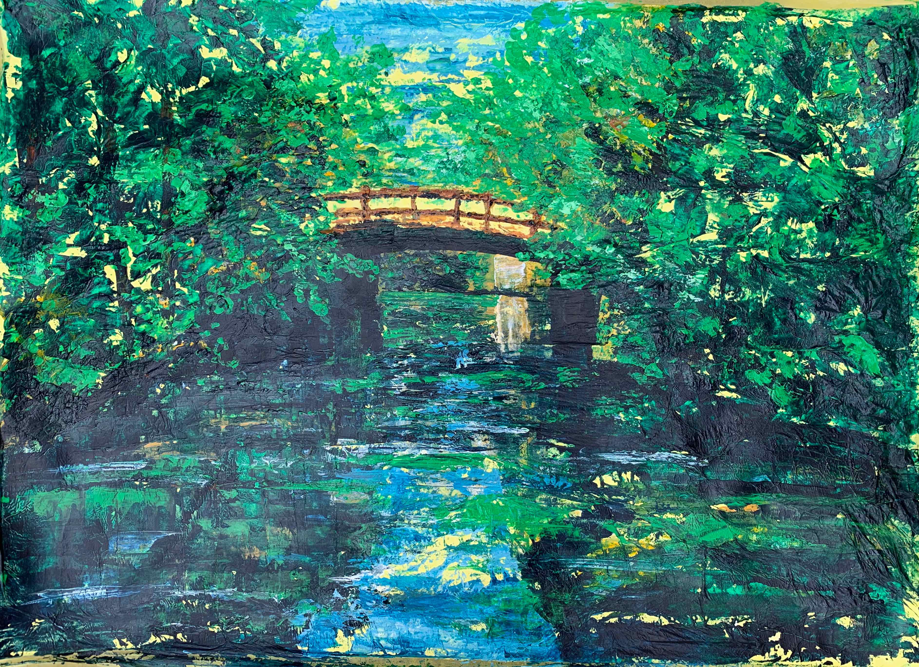 Cooler on the Canal — painting by Anirak Edza